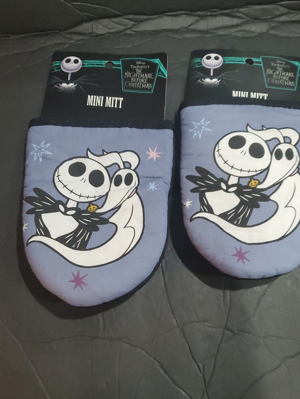 Disney’s Tim Burton's Nightmare Before Christmas Jack and Zero mini oven mitts